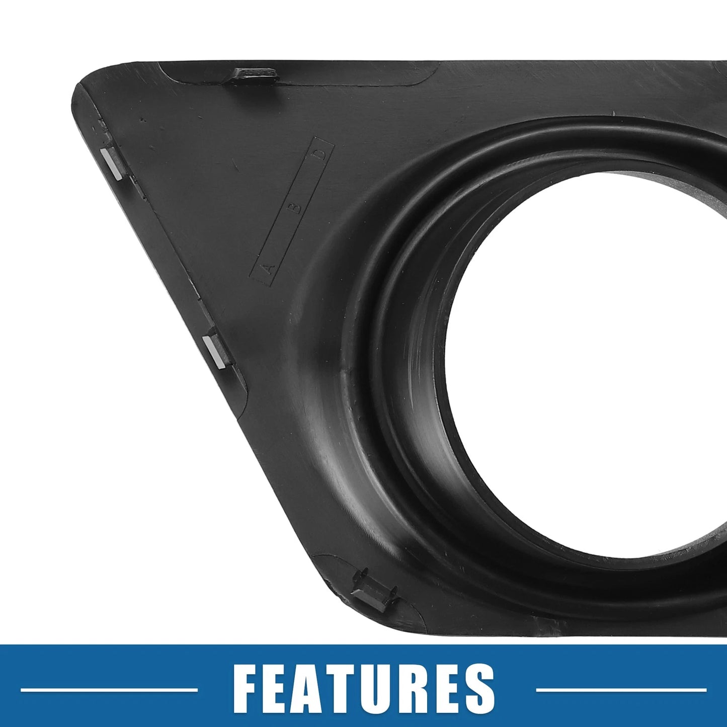 2 x Front Fog Light Grille Covers for Dodge Journey (2011-2019)