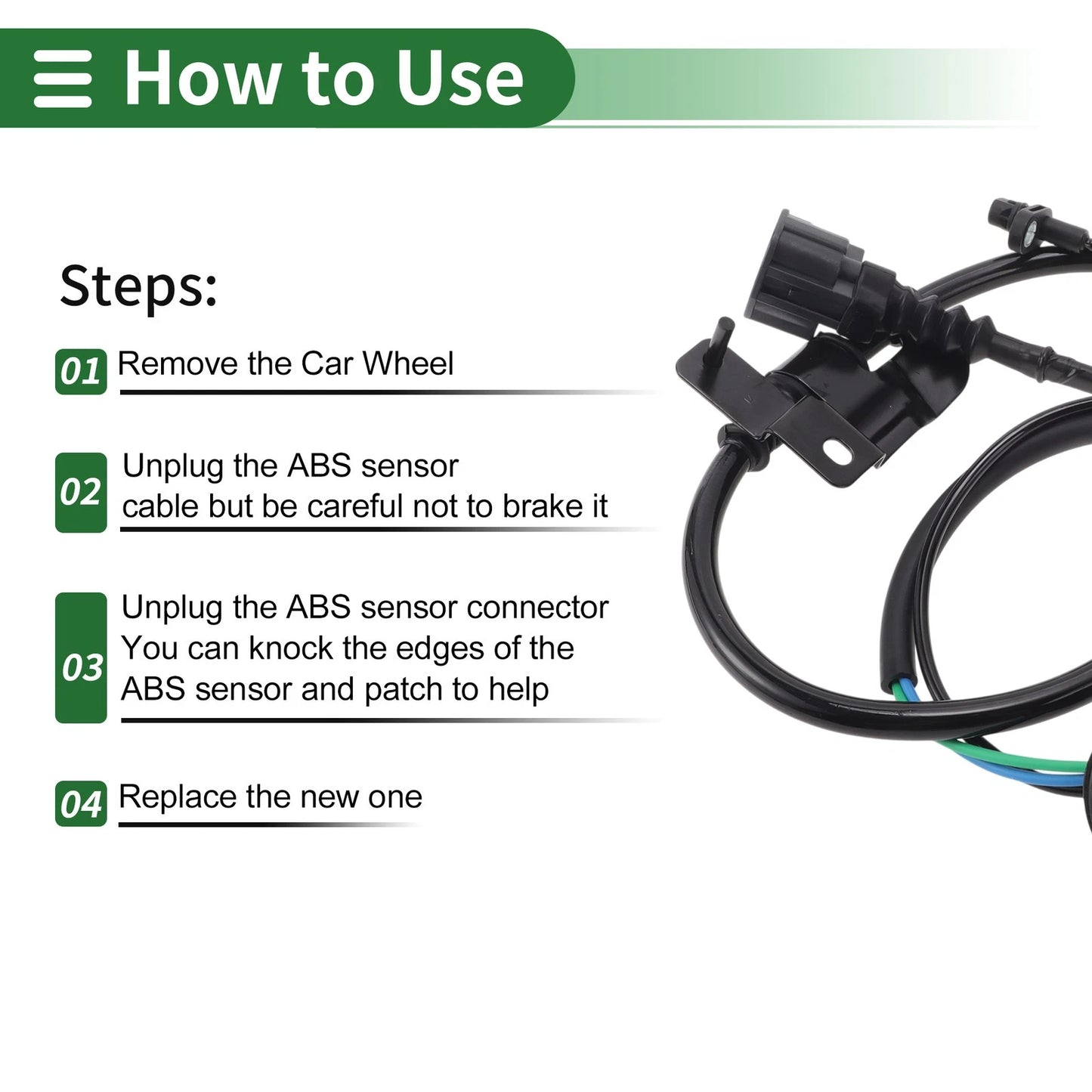 ABS Wheel Speed Sensor for Mazda 3 (2018)
