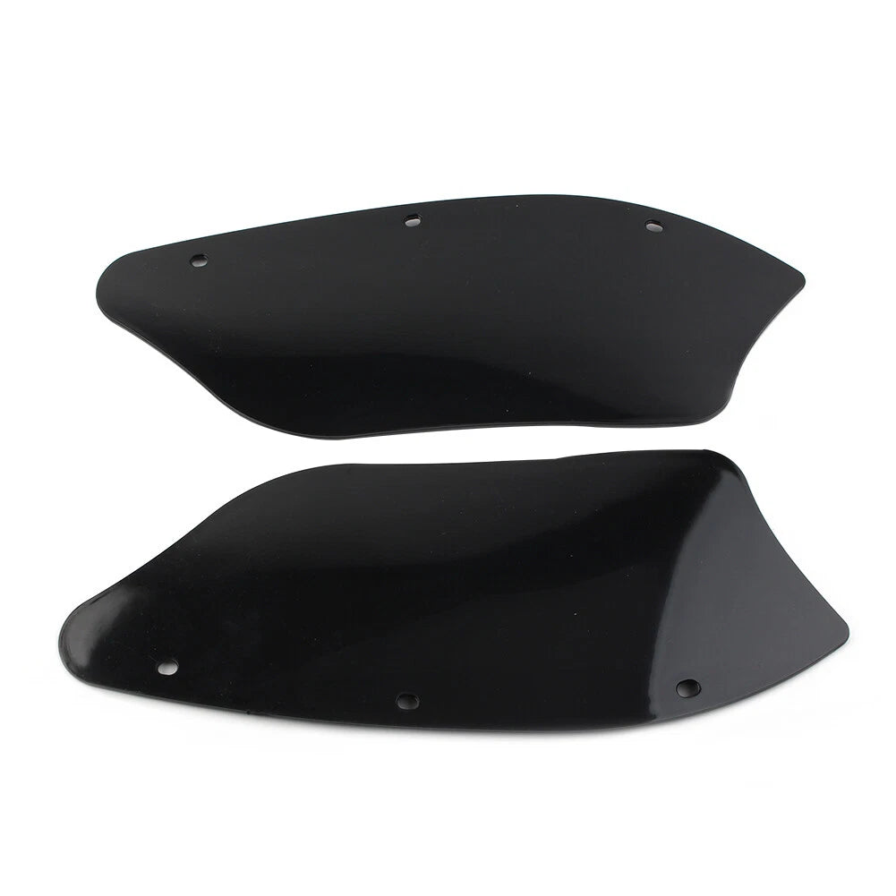 Black Air Batwing Fairing Wind Deflectors for Harley Dyna, Heritage, Softail