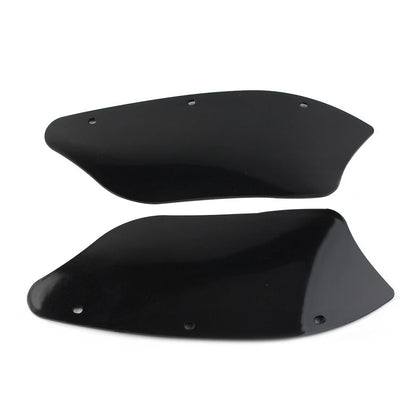 Black Air Batwing Fairing Wind Deflectors for Harley Dyna, Heritage, Softail
