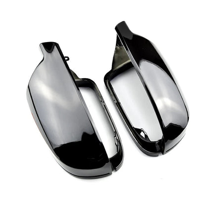 Black RearviewSide Mirror Cap Covers for Audi A4/S4 (2010-2016)