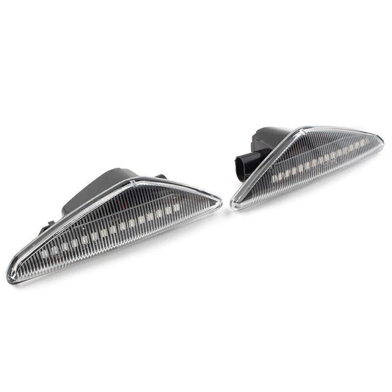 Clear LED Fender Side Marker Turn Signal Light for BMW X3 F25 X5 E70 X6 E71 E72
