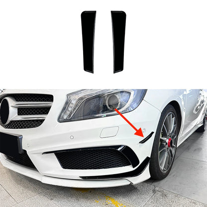 Front Bumper Side Canards Splitters for Mercedes-Benz A-Class (2013–2015)