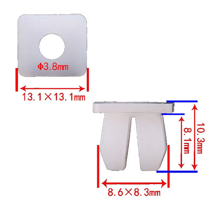 40 x Nylon Nut Screw Grommet Clips for Toyota Honda Mazda