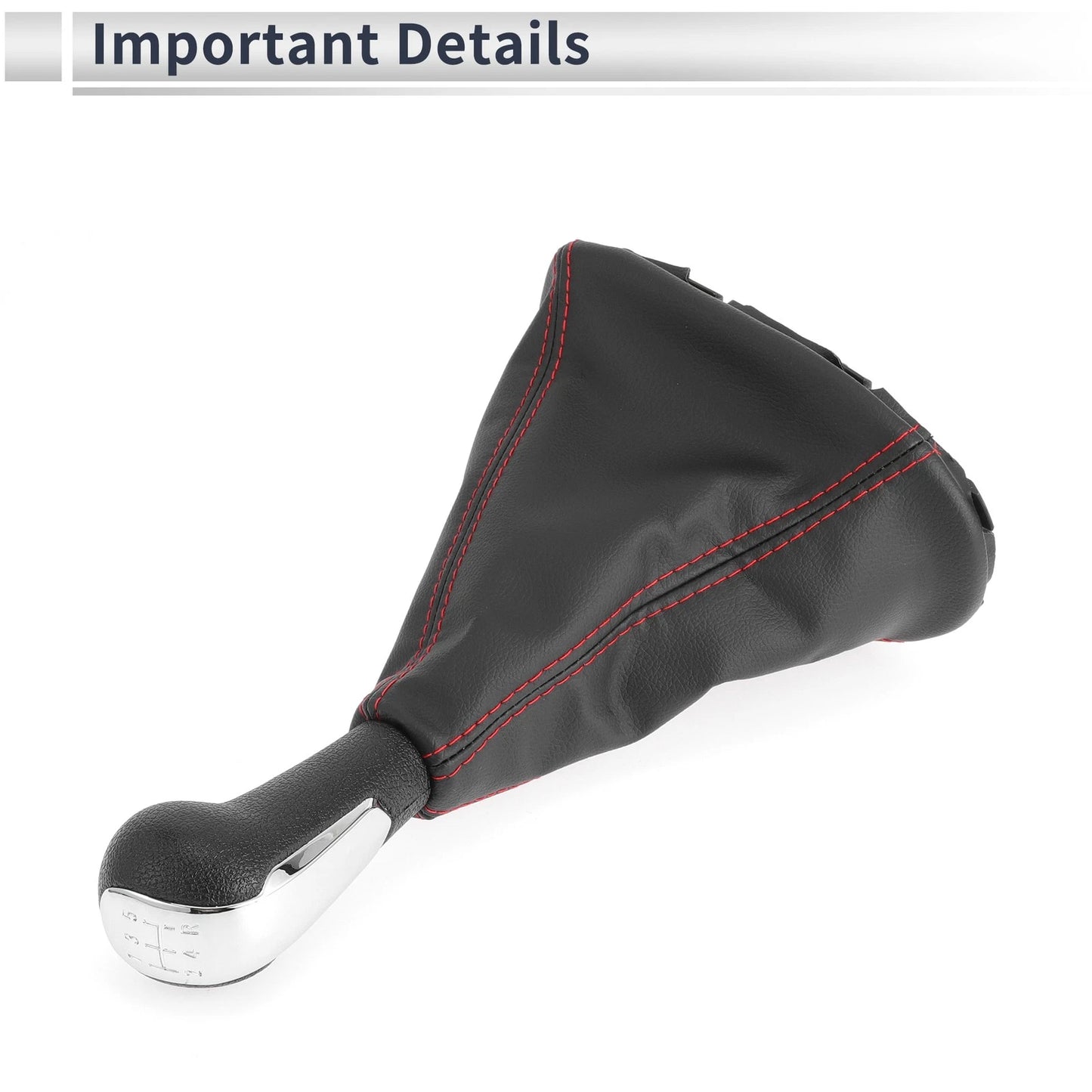 5 Speed Gear Shift Knob with Cover for Chevrolet Spark (2011-2015)