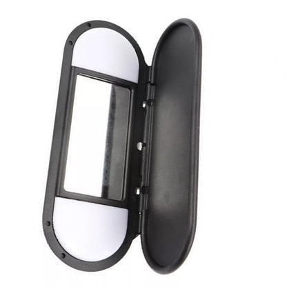 Black Sun Visor Mirror Cover for MINI Cooper F55 F56 F60 (2015-2022)