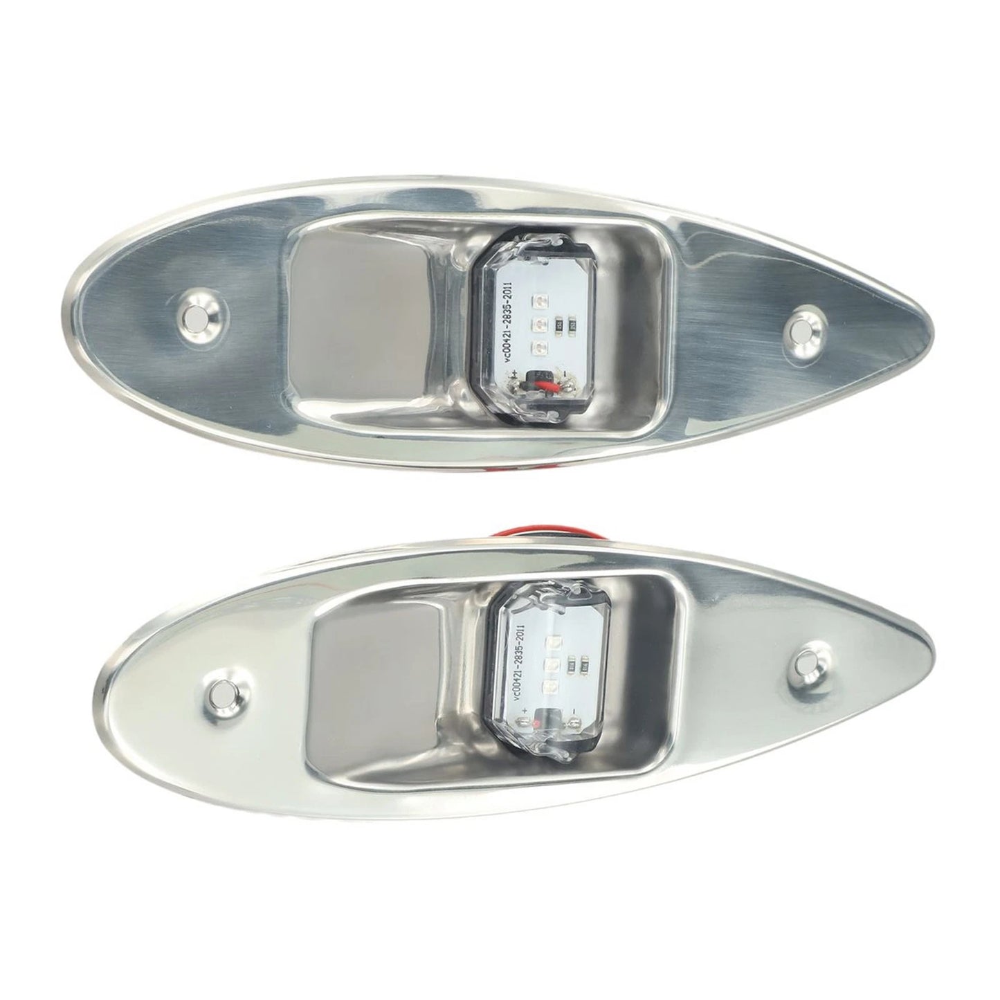 Side Navigation Lamp 2x Vertical Mount 12V for Car