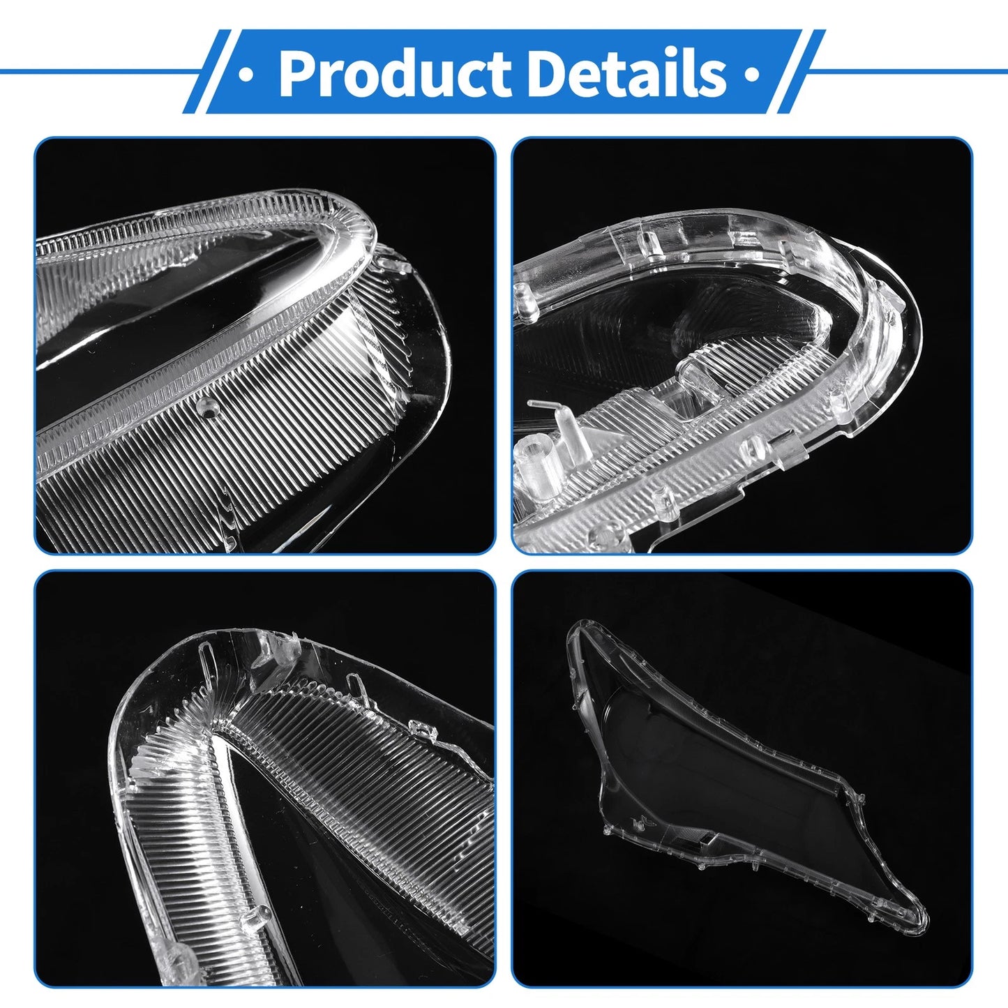 Front Left Headlight Lens Cover for Toyota RAV4 (2013-2015)