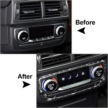 Rear AC Climate Control Panel Cover Trim for Audi Q7 SQ7 (2016-2019)