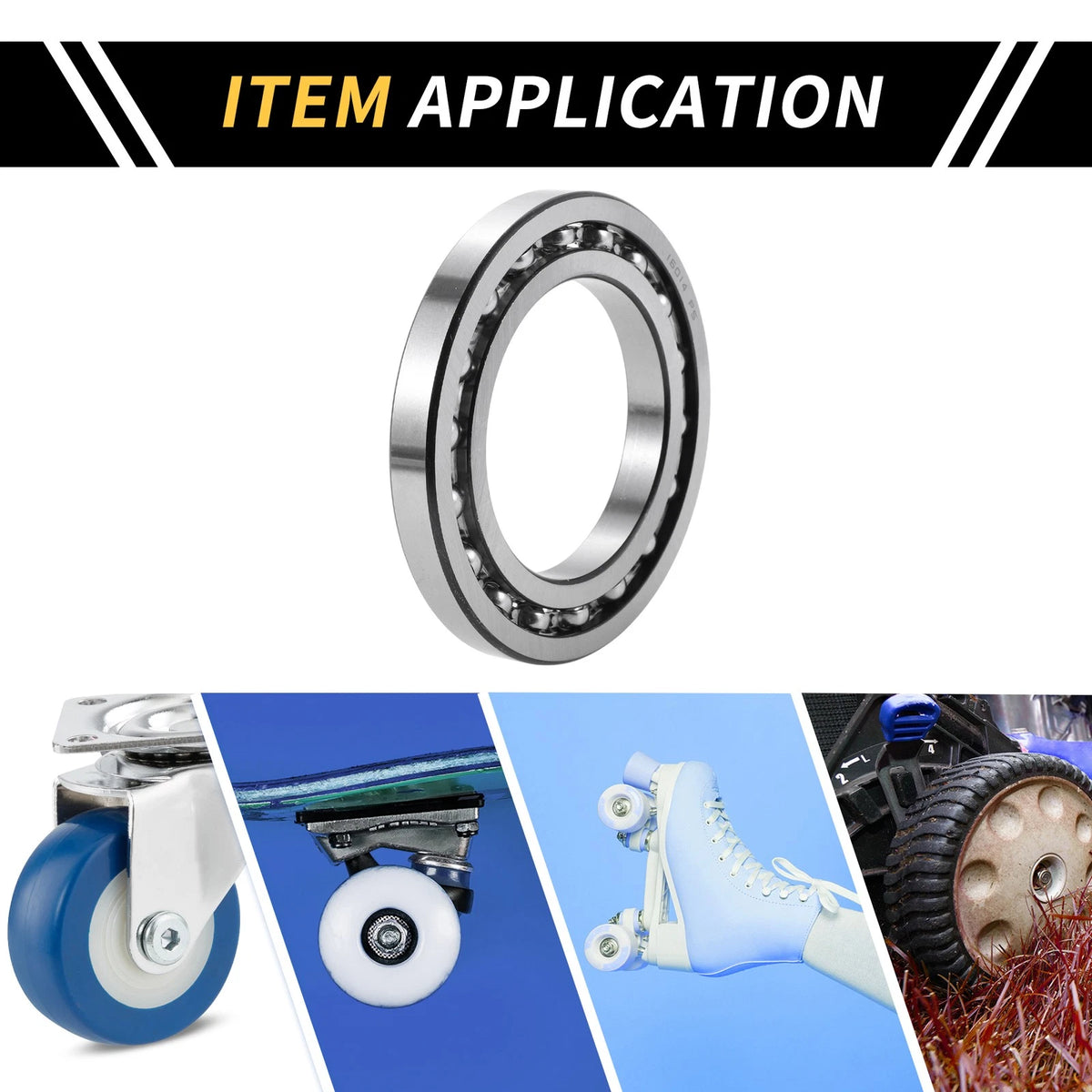 Deep Groove Ball Bearings 70x110x13mm for Scooter Skateboard Wheel