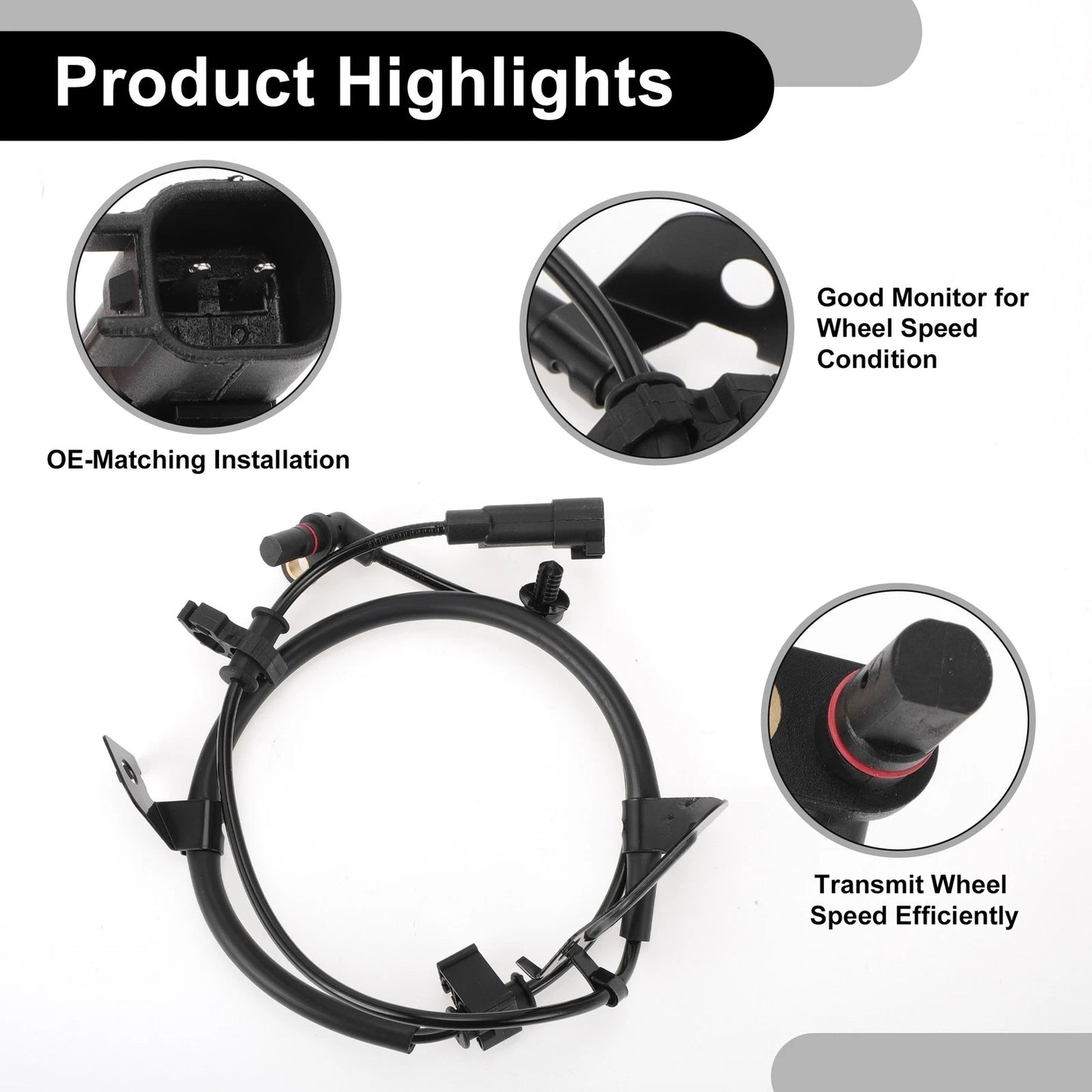 ABS Wheel Speed Sensor Kit for Dodge Journey (2014-2020) 1 x Rear Left