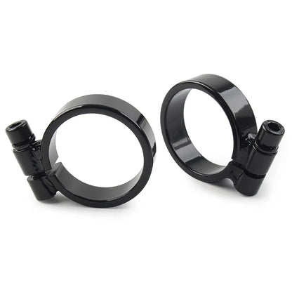 Black Exhaust Port Clamps for Harley XL Ironhead Sportster (1957-1985)