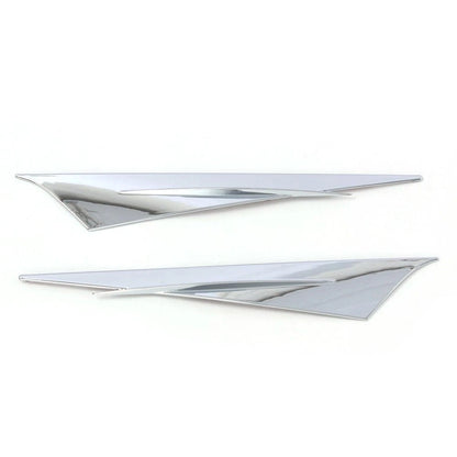 2 x Front Headlight Eyebrow Bars for Honda Civic 4DR (2022-2023)