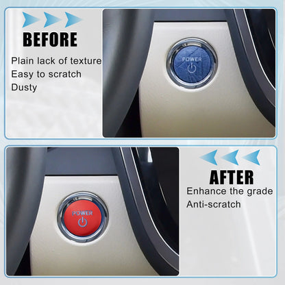Engine Start Stop Button Cover for Toyota Crown Royal AWS21 (2012-2018) Red