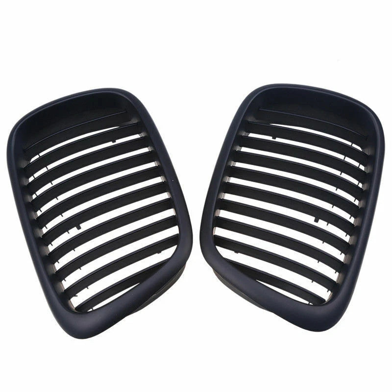 Matte Black Front Hood Kidney Grille for BMW E39 525i 528i 530i 540i M5 (1997-2003)