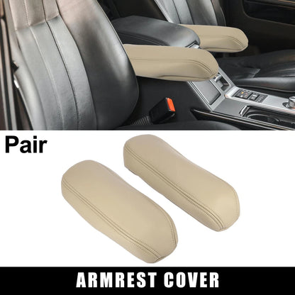 Beige Front Seat Armrest Cover for Ford F-350 (1999-2006)