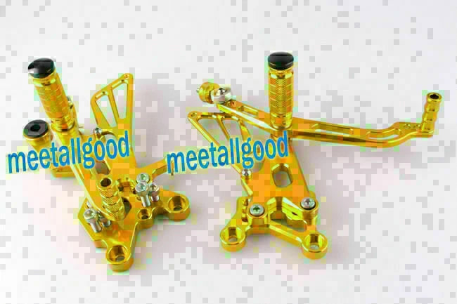 Rearset Footrest Footpegs for Yamaha YZF R6 (2006-2010) - Gold
