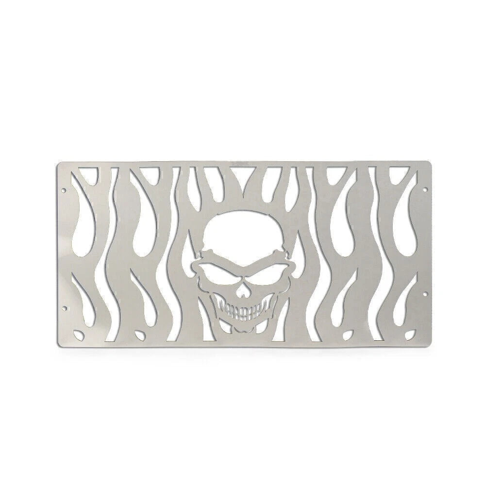 Skull Radiator Grill Guard Cover for Honda GL1500 (All Years) Stainless