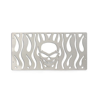 Skull Radiator Grill Guard Cover for Honda GL1500 (All Years) Stainless