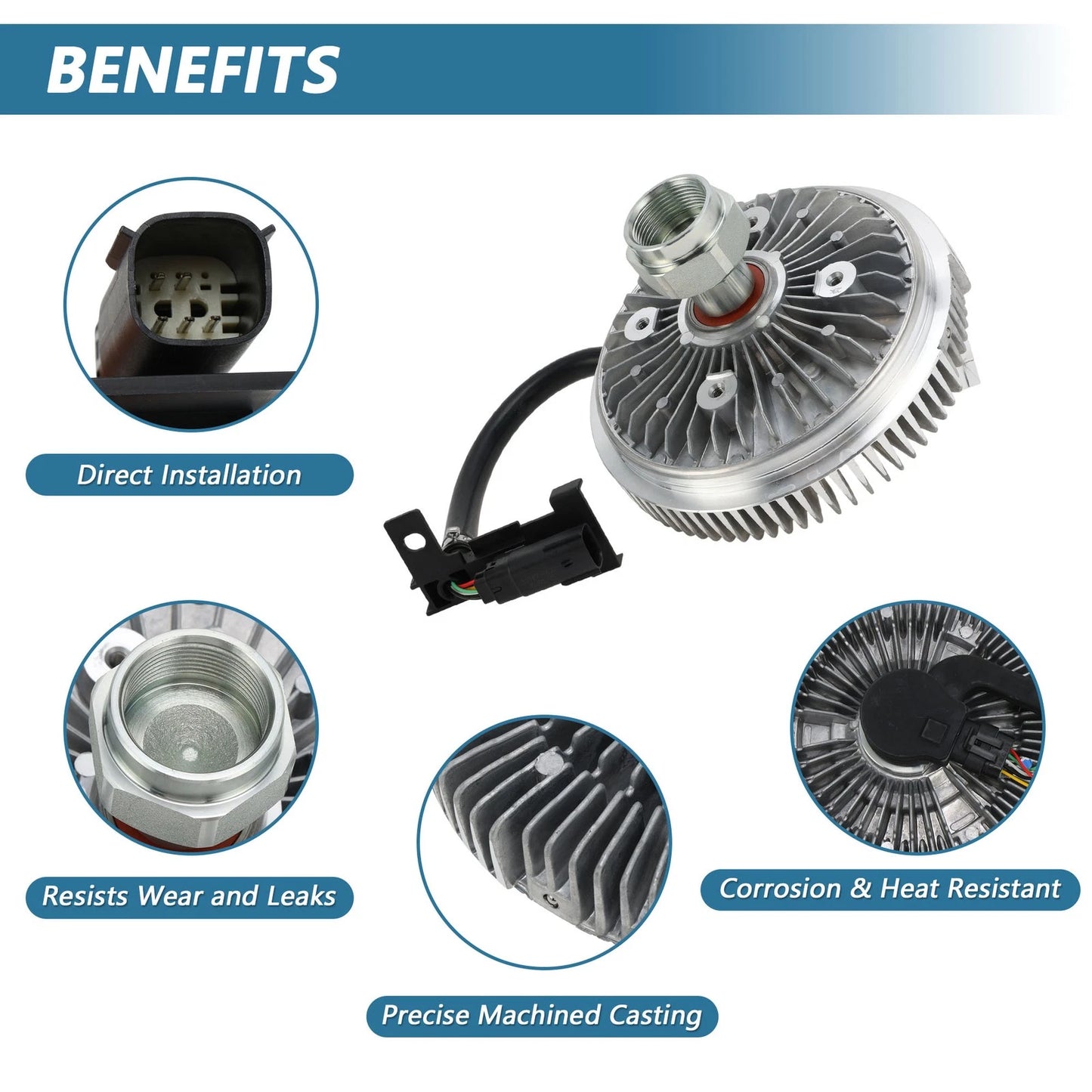 Cooling Fan Clutch for Ford F-150 V8 6.2L (2011-2014)