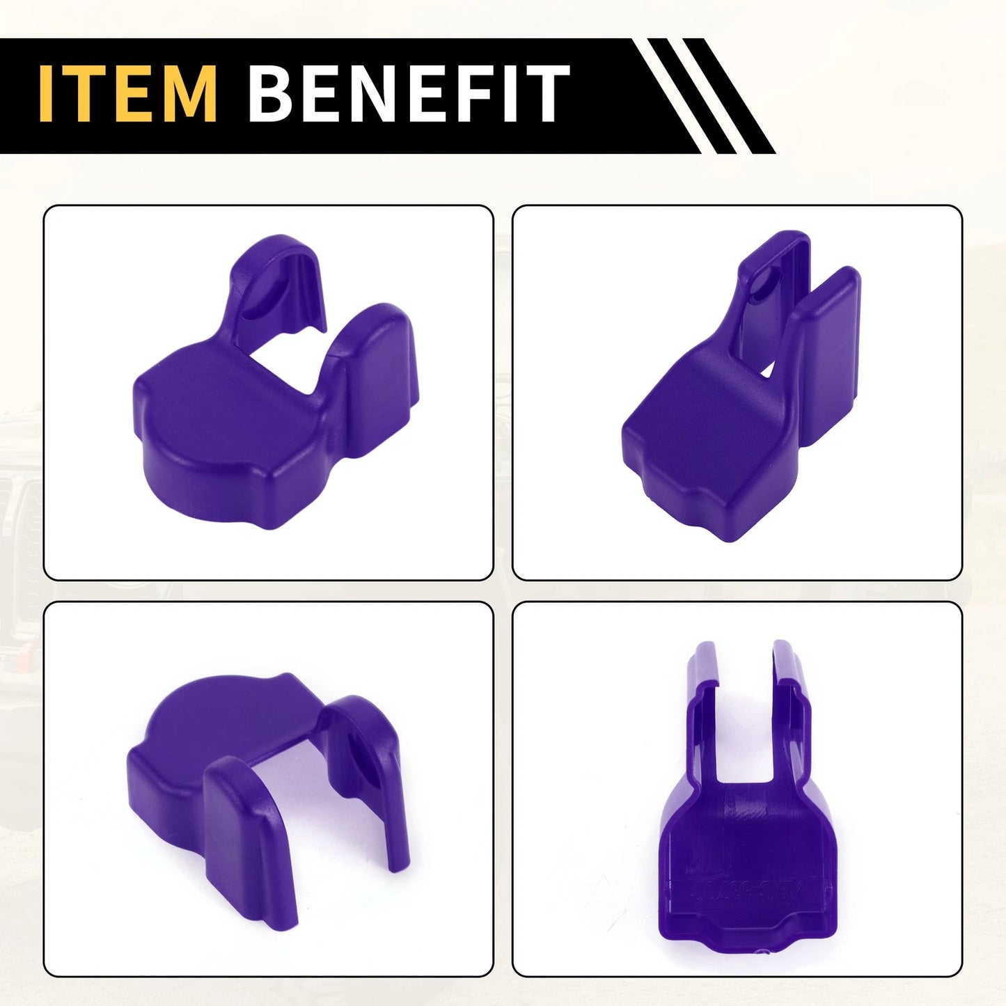Door Limiting Cover Trim for Jeep Wrangler JL JLU (2018-2024) - Purple