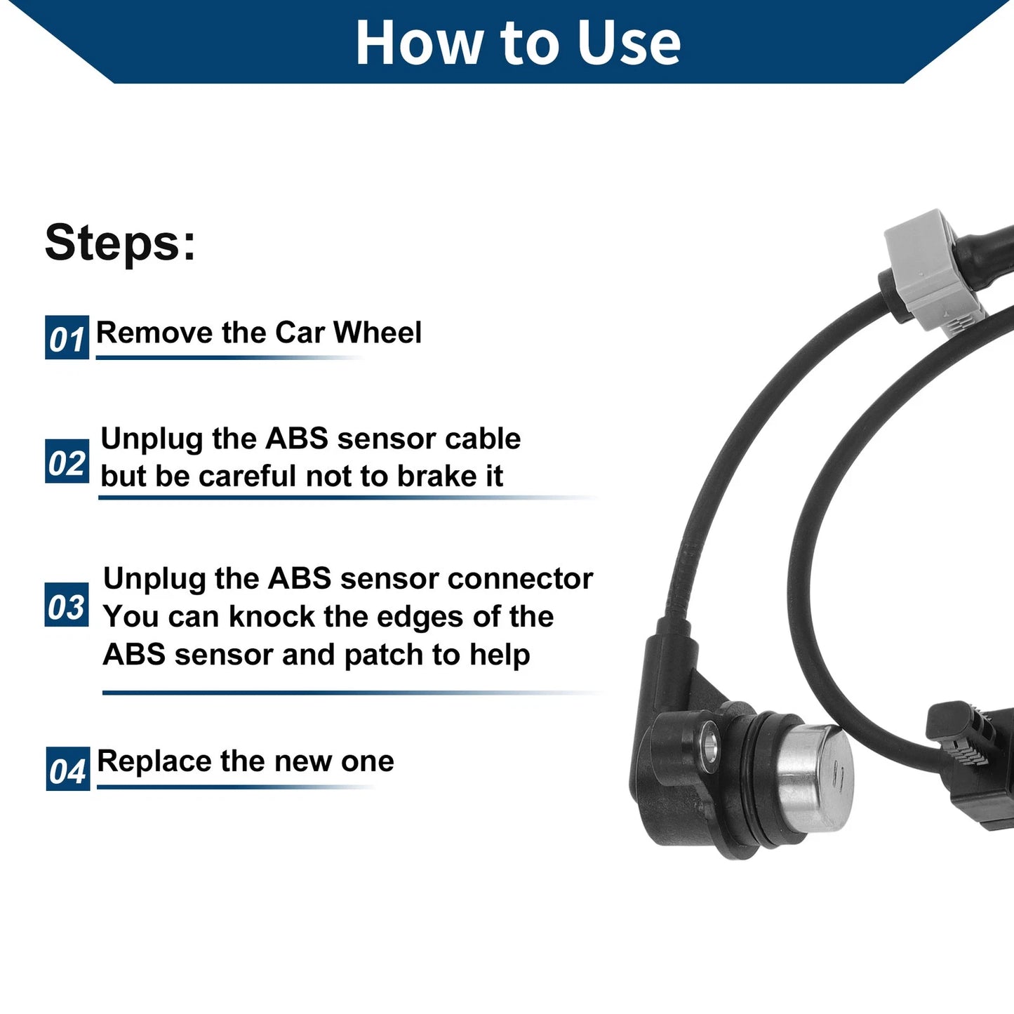 ABS Wheel Speed Sensor for Buick Rainier Rear (2004 - 2007)