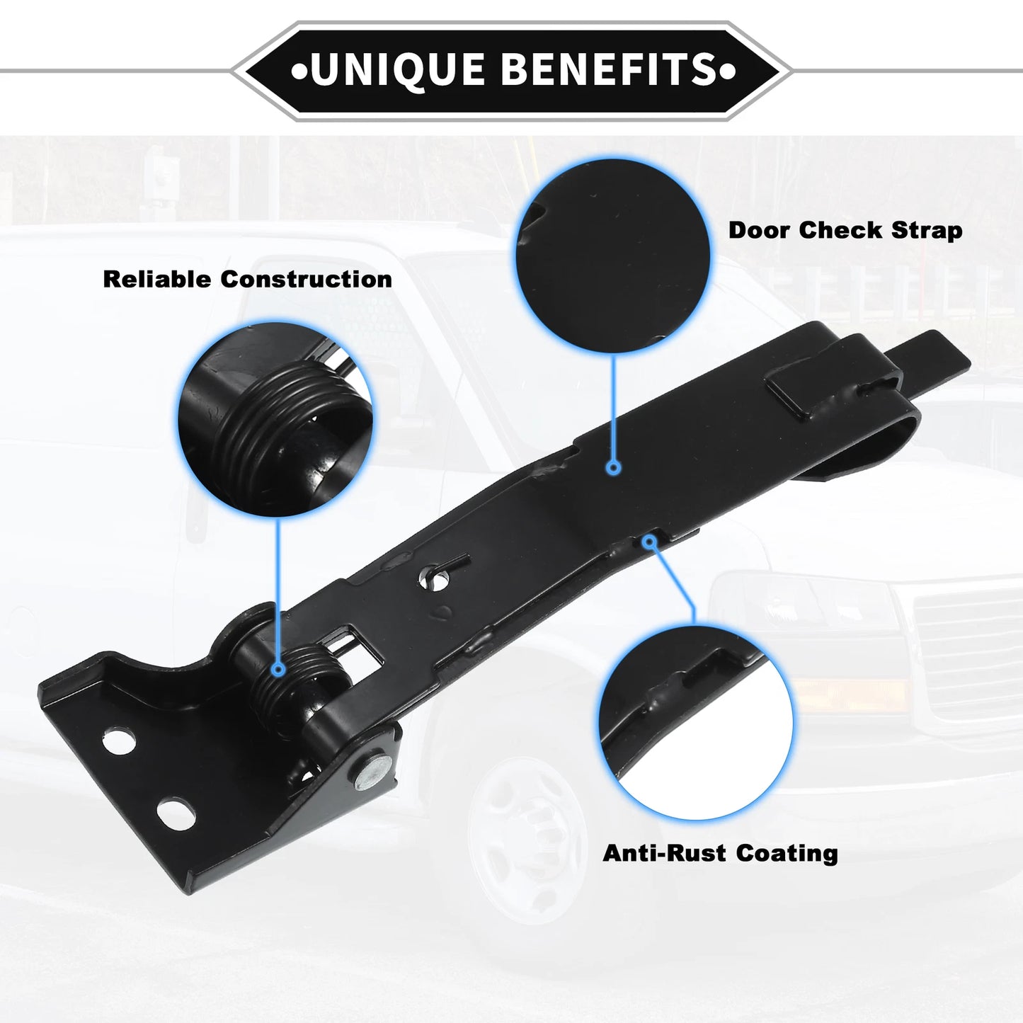 Door Check Strap Stopper Limiter for Chevrolet Express 1500