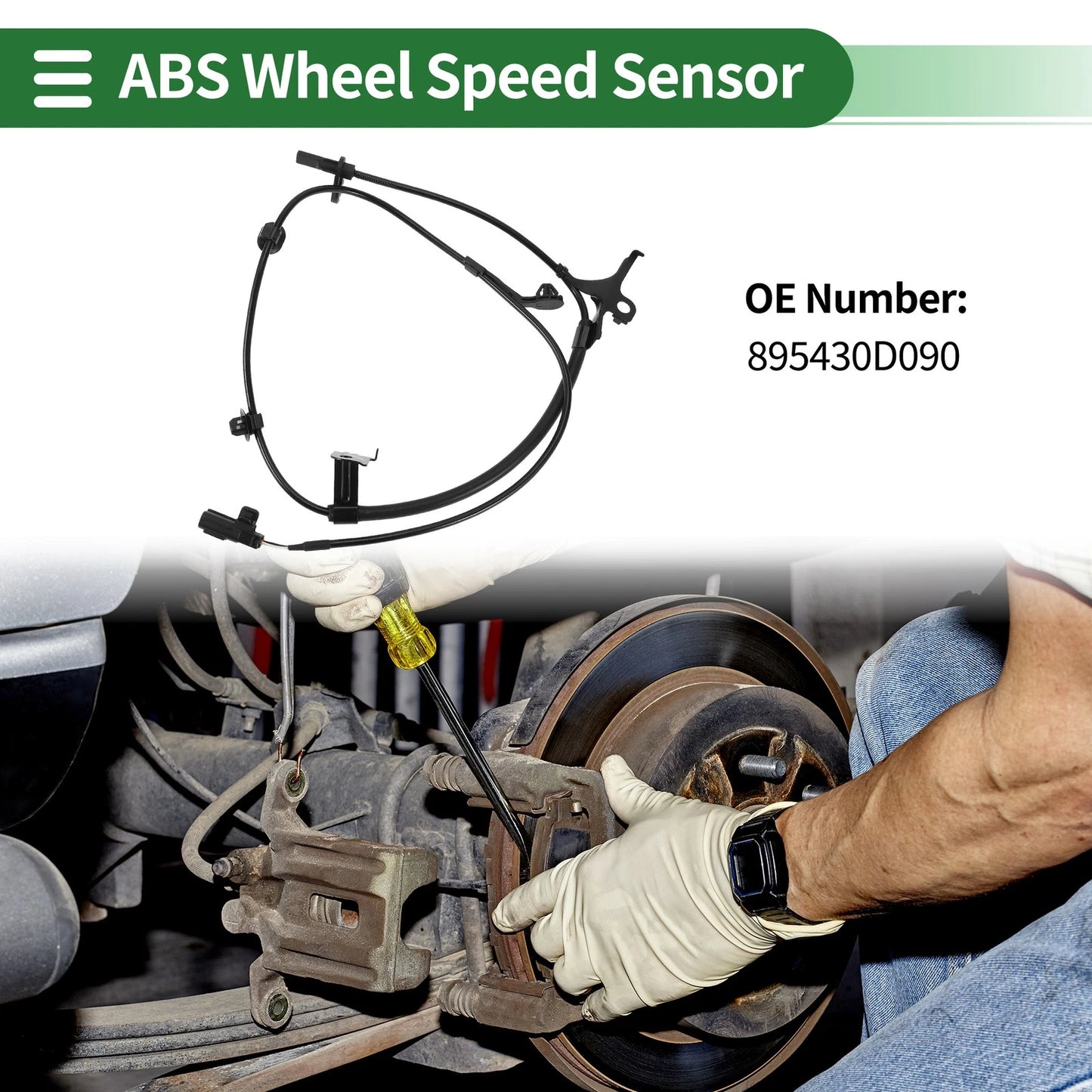 ABS Wheel Speed Sensor for Toyota Yaris FWD Front (2006–2013)