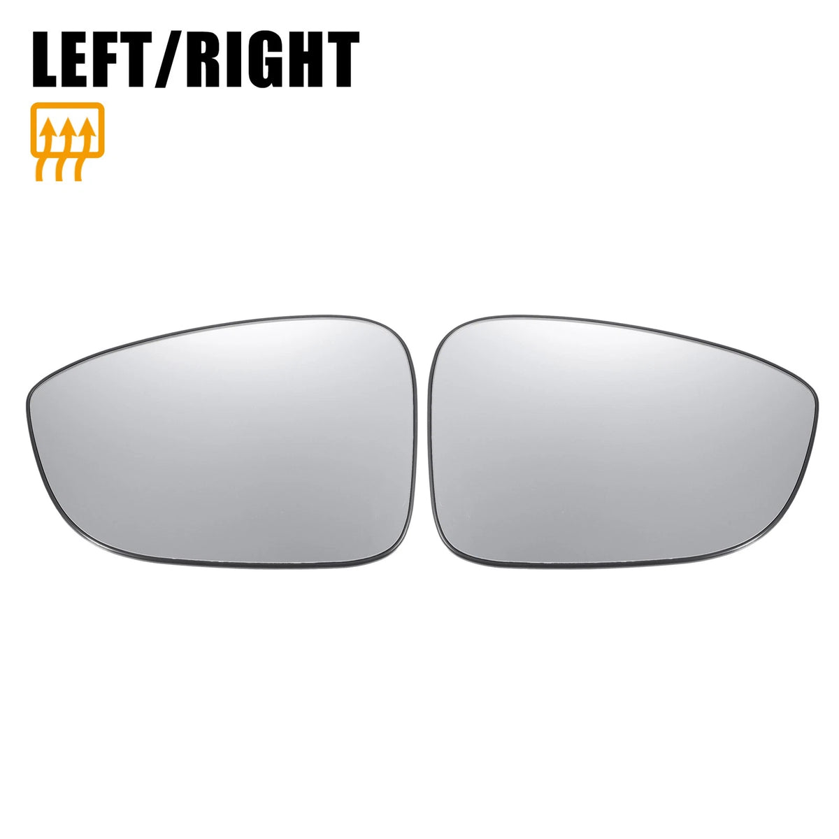 Left Right White Mirror Glass w/ Back Non-heated for Honda Accord (2018-2022)