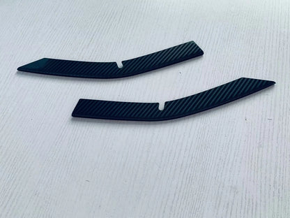 Steel Fiber Front Upper Grille Frame Cover Trim for 2023-2024 Toyota Prius 2 x