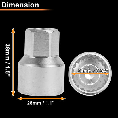Wheel Lock Lug Nut for VW Touareg (2002-2017)
