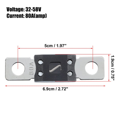 5pcs 80A 32V Fuse for Automotive Truck Motorcycle Boat Audio Fuses Holder