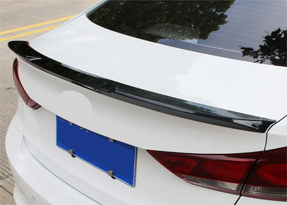 Rear Spoiler Wing Glossy Black for Hyundai Elantra Sedan (2017-2018)