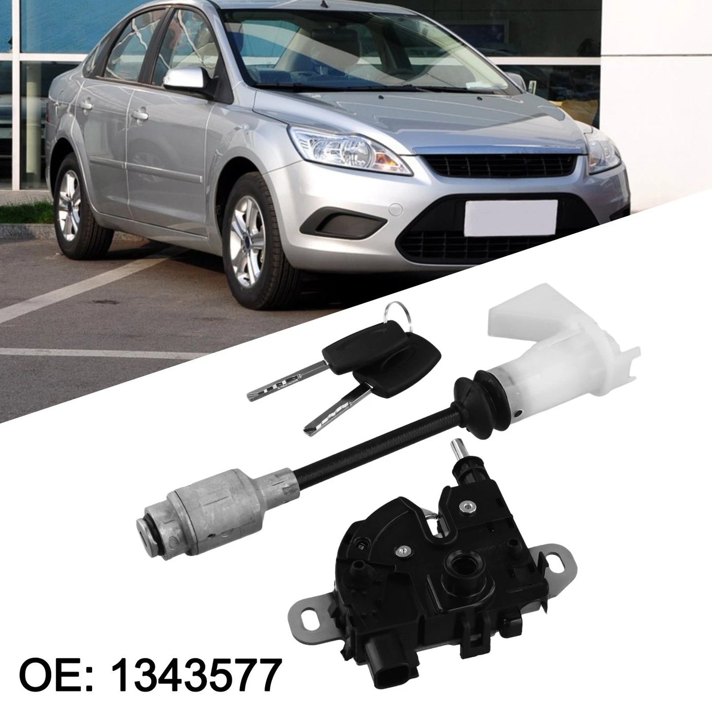 Bonnet Release Lock Replacement Set Ford Focus