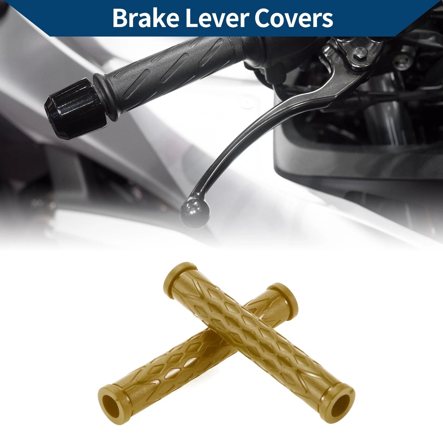 3/8" 1 Pair Motorcycle Brake Lever Cover for All Makes