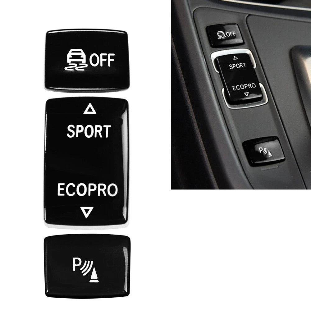 Gear Shift Button Trim for BMW F20 F21 F22 F23 F30 F31 F34 F32 F33 F36 Black