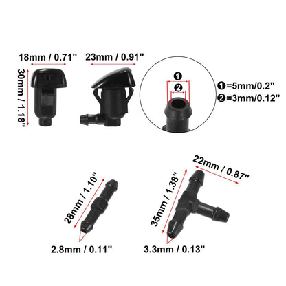 Windshield Washer Nozzles Kit for Toyota Solara (2004-2008)