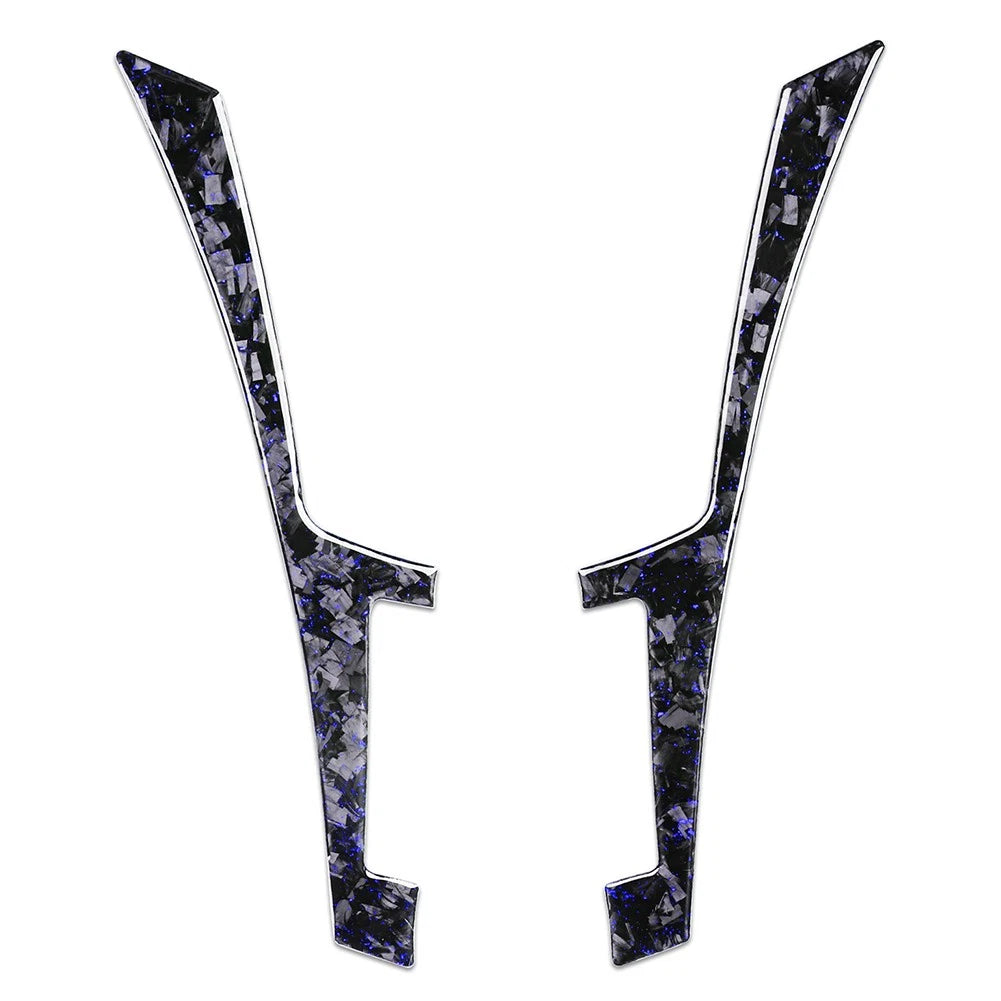 Forged Blue Console Panel Trim for Infiniti Q50 Q60 (2014-2019)