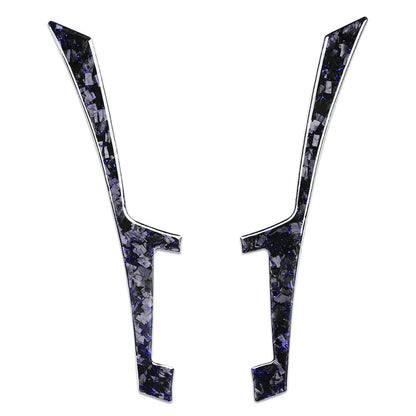 Forged Blue Console Panel Trim for Infiniti Q50 Q60 (2014-2019)