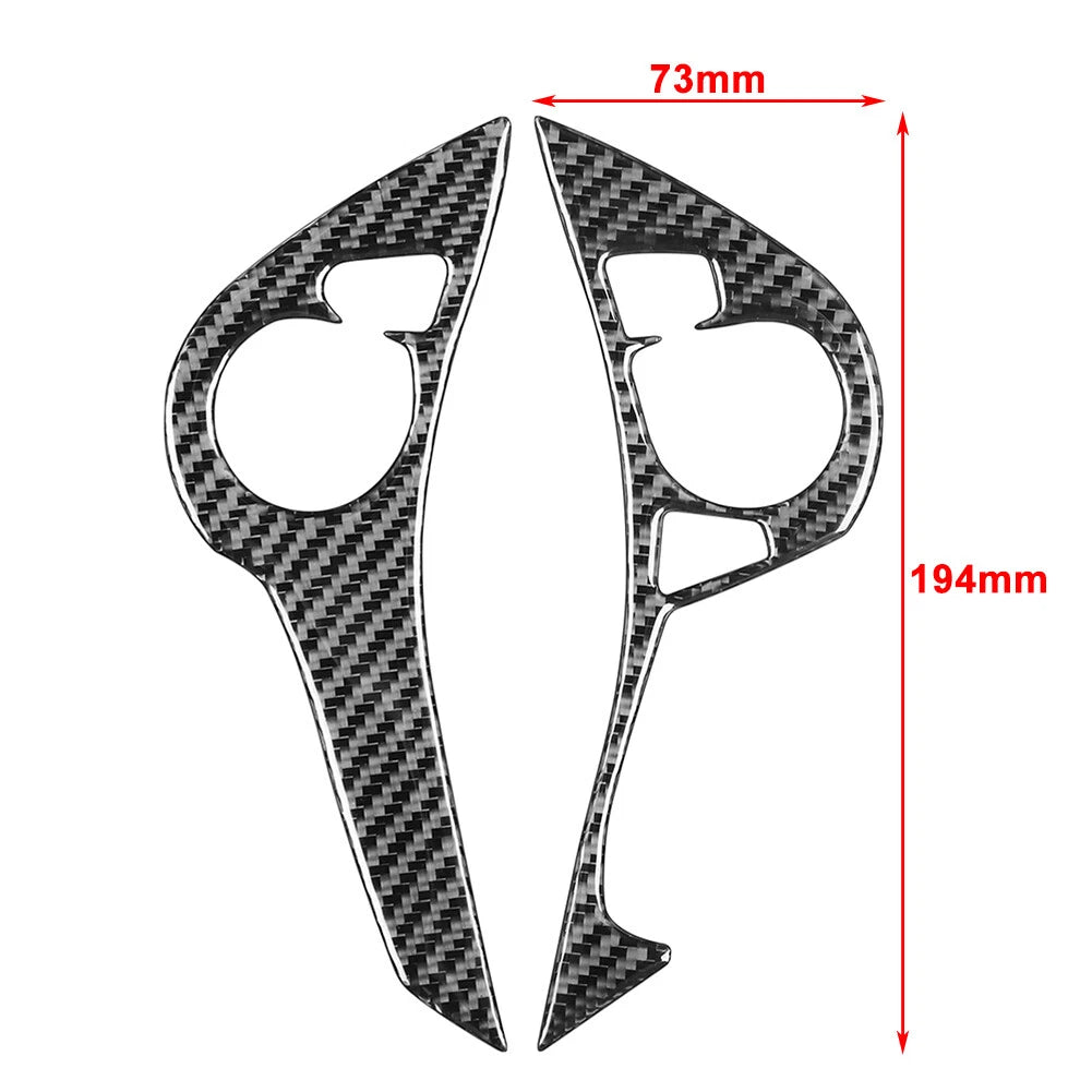 Carbon Fiber Inner Steering Wheel Button Covers for Honda Accord (2013-2017)