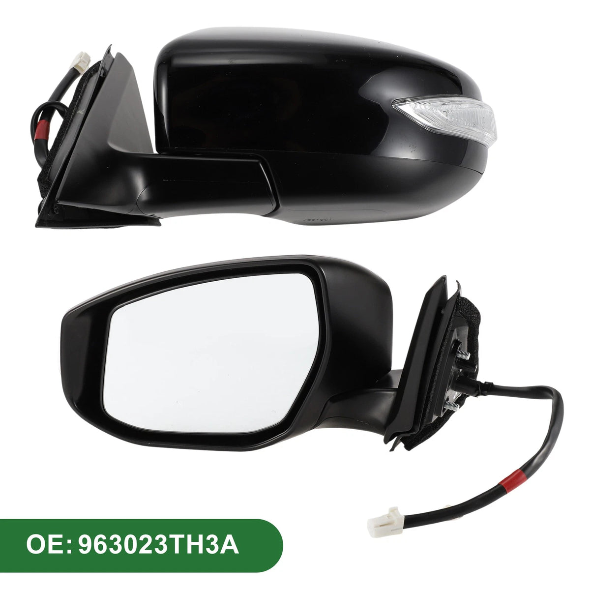 Left Side Door Mirror for Nissan Altima 2013-2018 Manual Folding Black