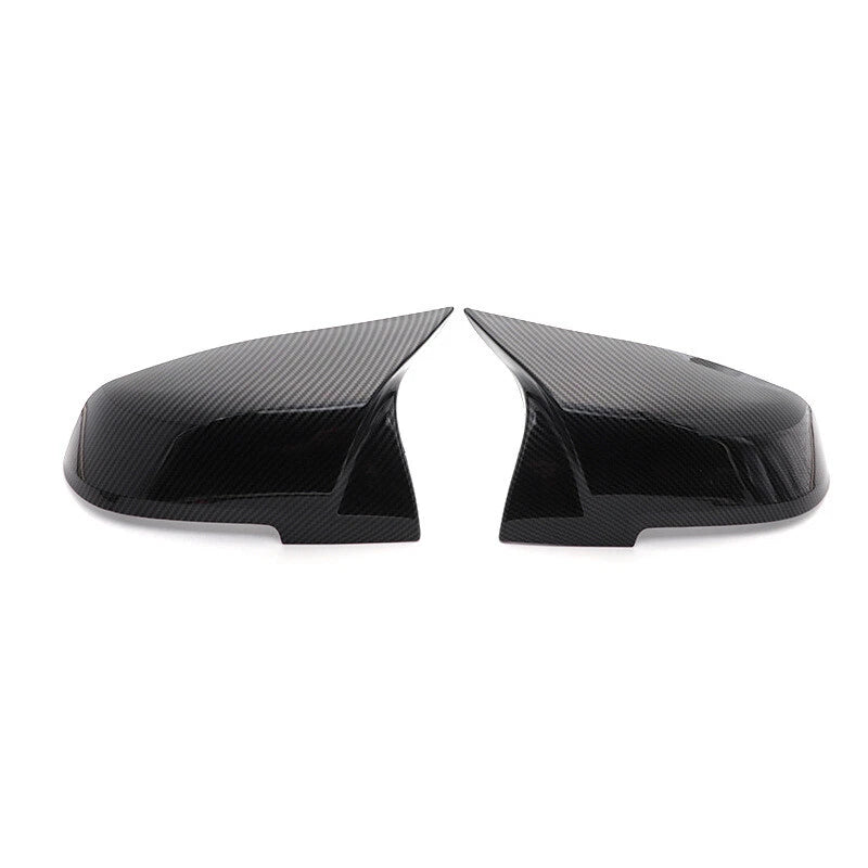 2Pcs Carbon Fiber Rear Side Mirror Cover Caps for BMW F20 F21 F30 F32 F36 X1 M3