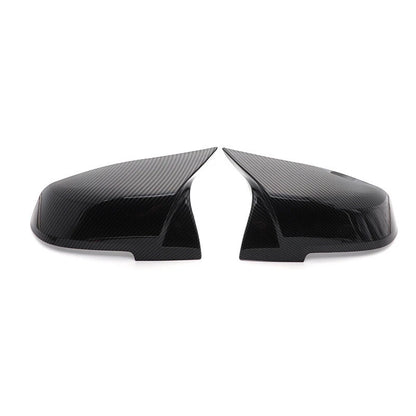 2Pcs Carbon Fiber Rear Side Mirror Cover Caps for BMW F20 F21 F30 F32 F36 X1 M3