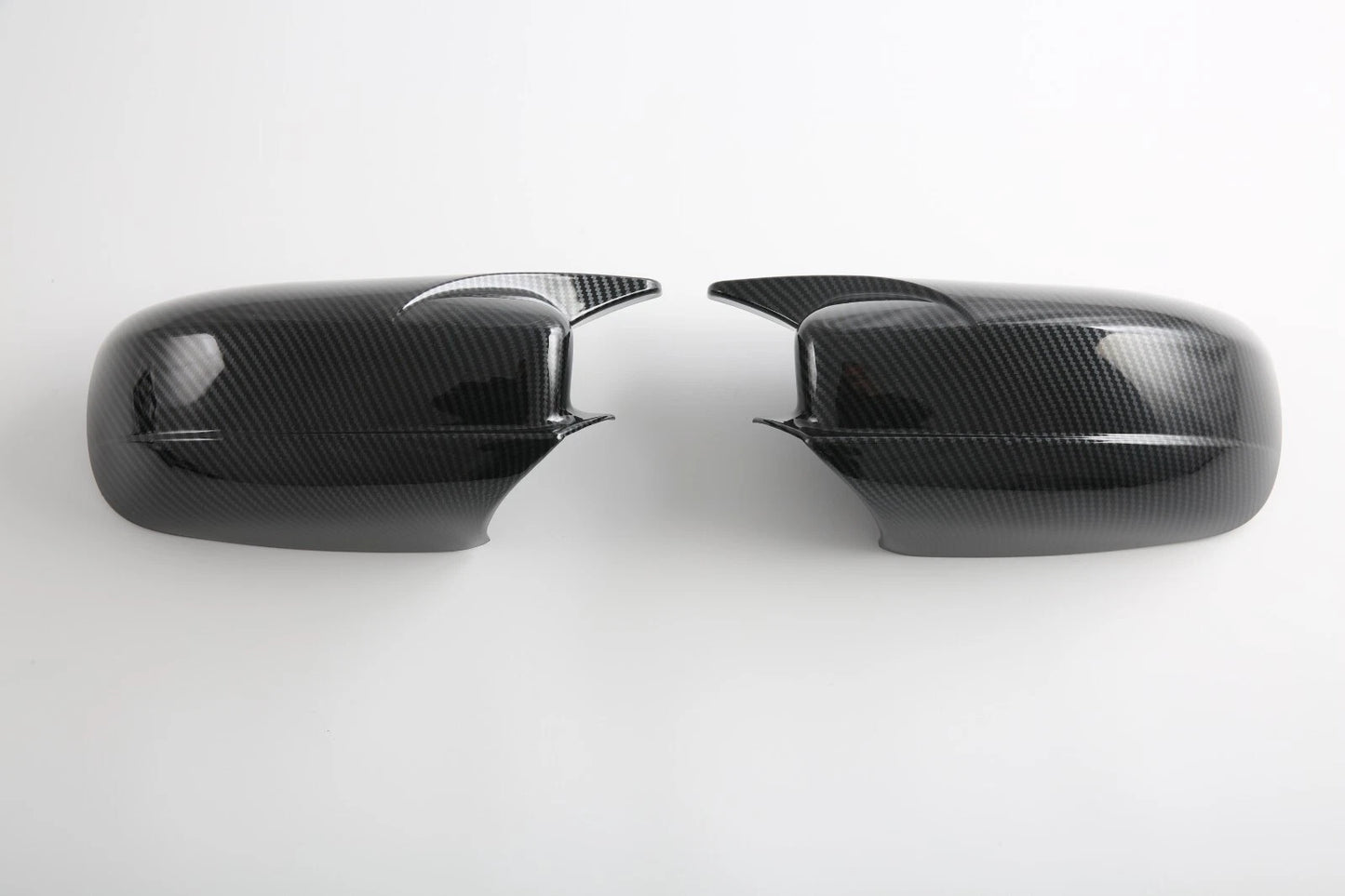 Side Door Mirror Lid Cover Trim Carbon Fiber Look for Dodge Charger (2016-2021)
