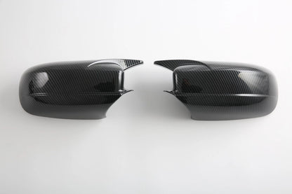 Side Door Mirror Lid Cover Trim Carbon Fiber Look for Dodge Charger (2016-2021)