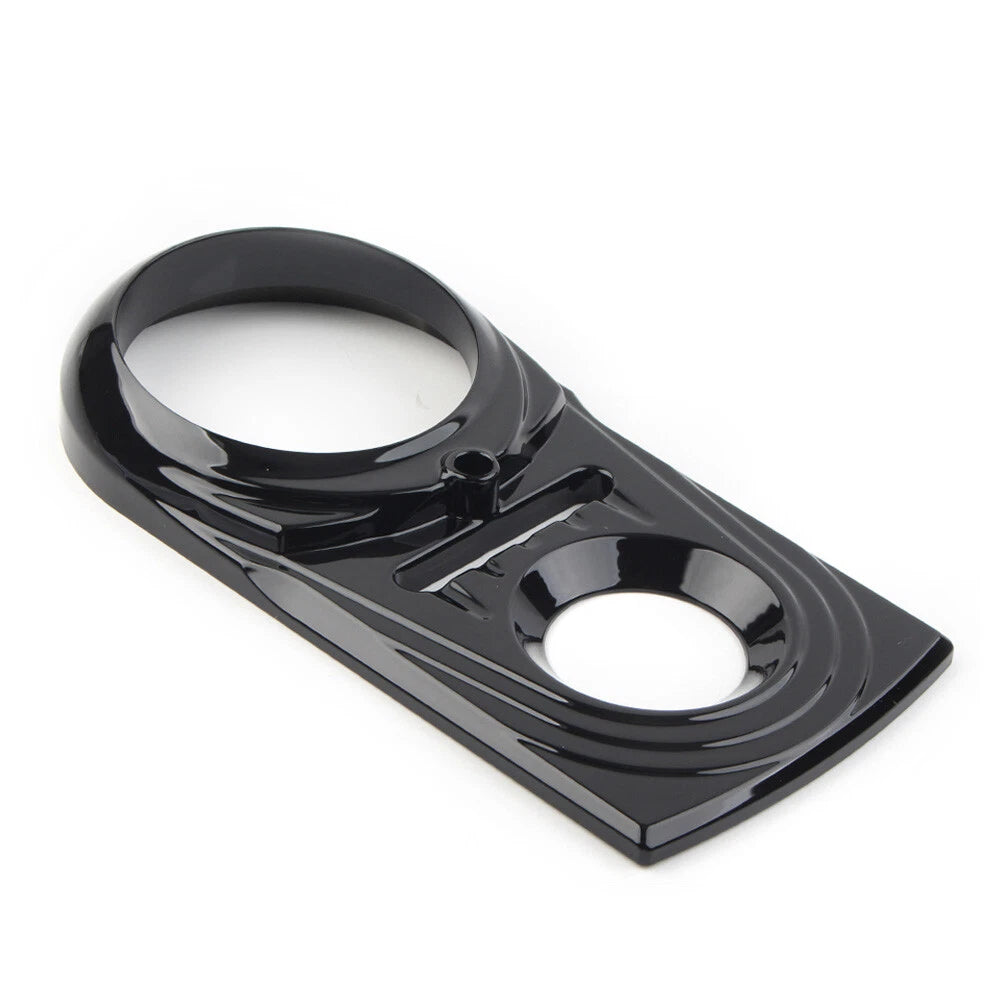 Black Dash Panel Insert Cover Trim for Harley Softail FLSTC & Street Glide (2000-2023)
