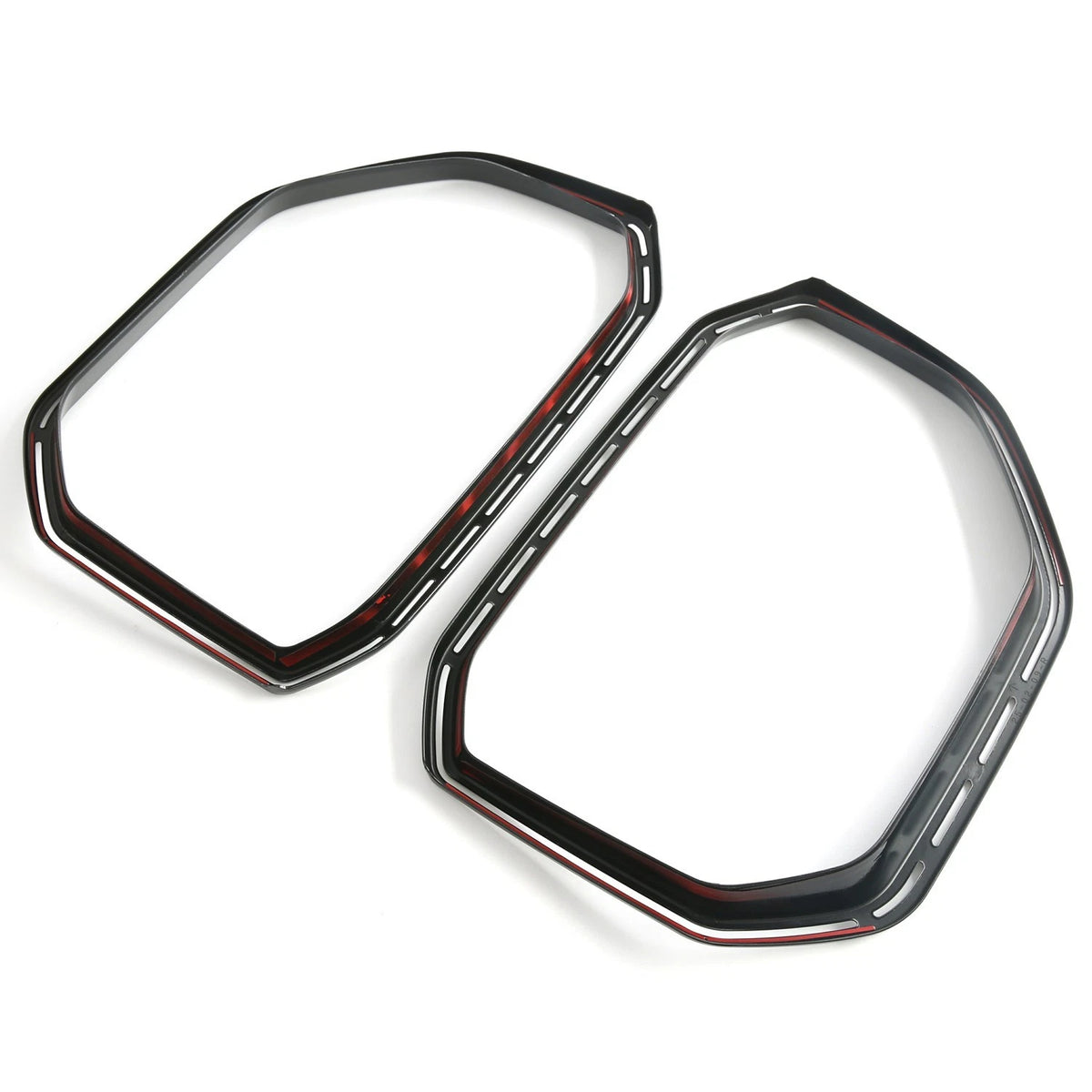 2PCS Black Front Bumper Grille Frame Cover Trim For BMW X3 G45 (2025–2026)