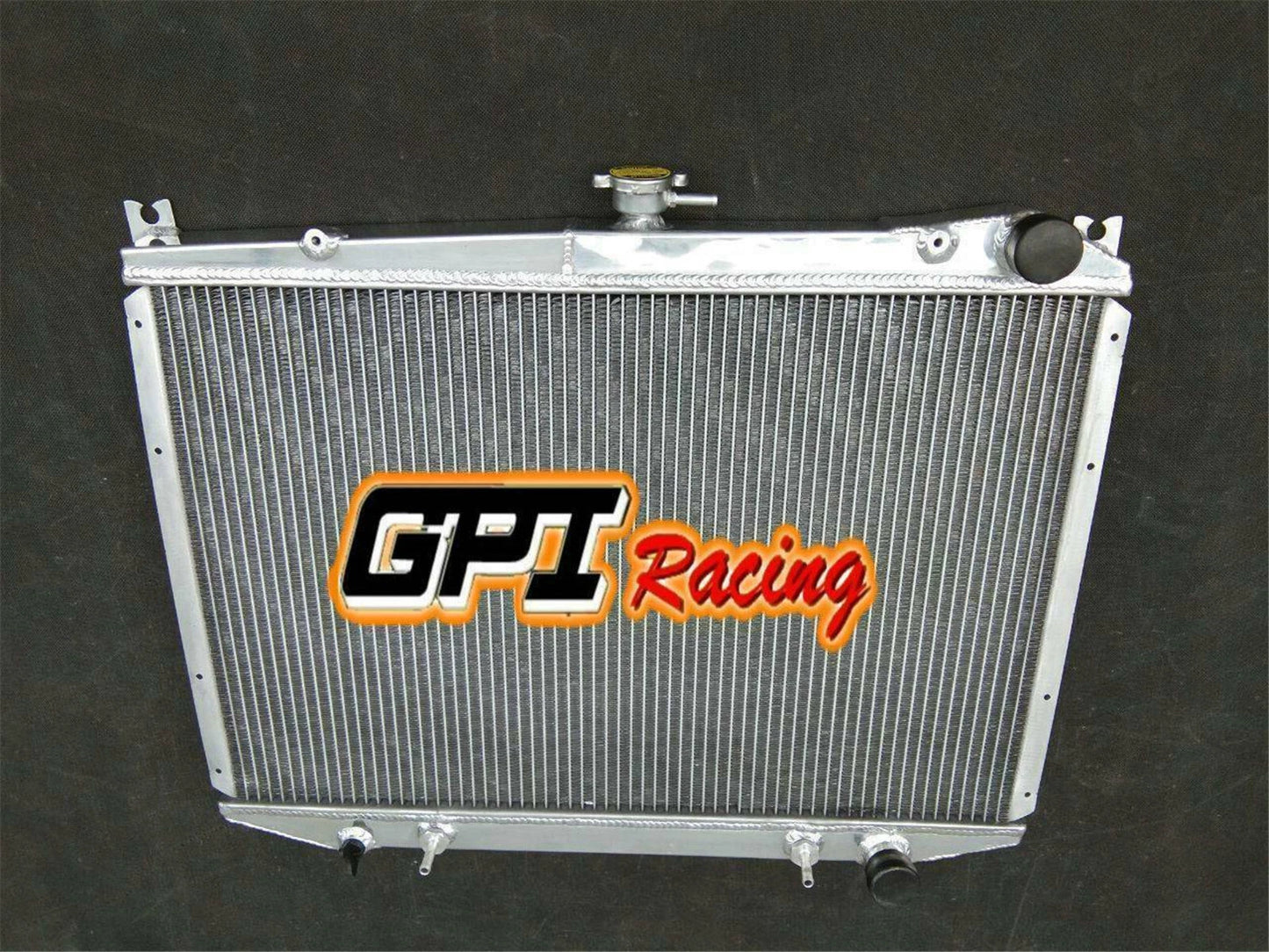 Aluminum Radiator & Fan for 86-97 Nissan D21 Pathfinder Pickup (1986-1997)