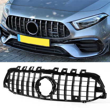 Black GT Style Front Bumper Grille for Mercedes-Benz W177 A-Class (2019-2021)