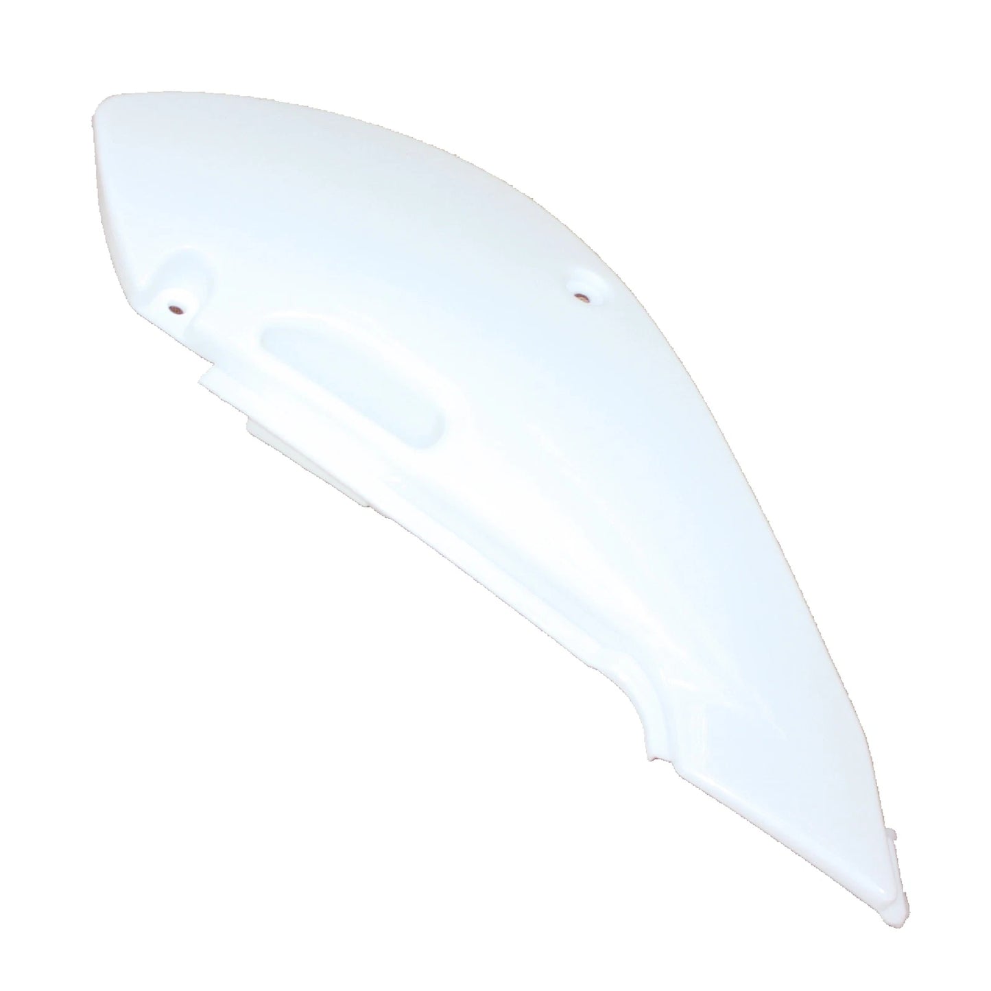 White Plastic Rear Left Side Guard Fender for KLX110 (2002-2023)